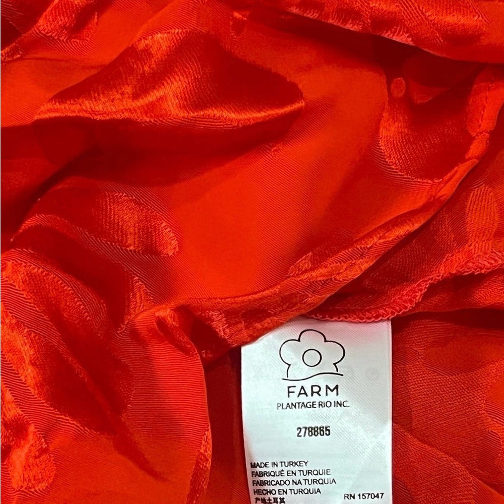 FARM Rio Red Patterned Dress - Picture 9 of 9